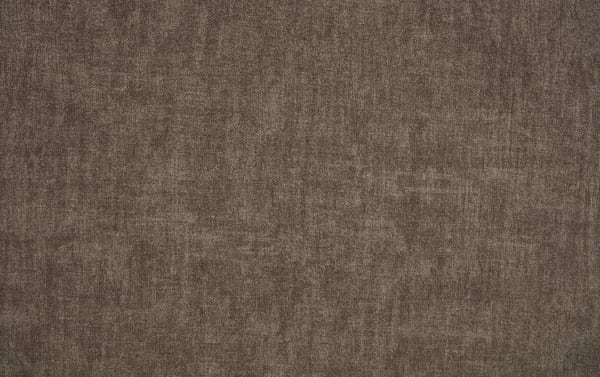 Brown textured fabric with a soft, slightly mottled appearance, suitable for upholstery or home decor applications.