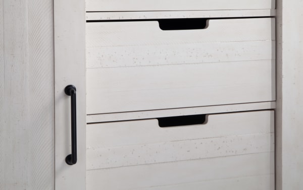 Montana White 4 Drawer Wardrobe
