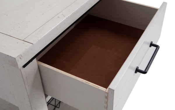 Montana White Nightstand with Drawer