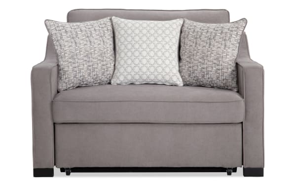 Bob-O-Pedic® Gray 51'' Twin Pop-Up Sleeper Chair