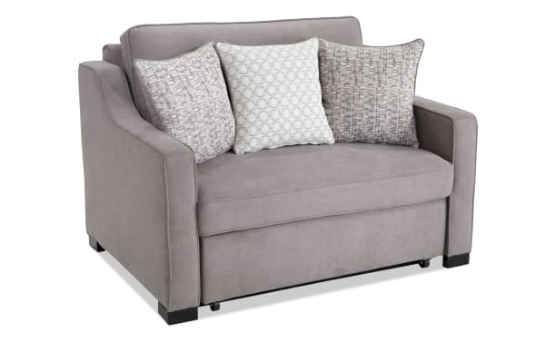 Bob-O-Pedic® Gray 51'' Twin Pop-Up Sleeper Chair