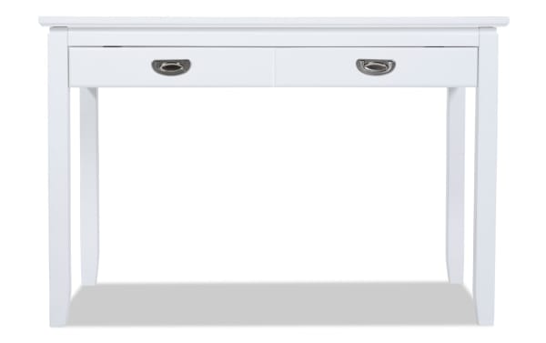 Chadwick White Desk with Drawer