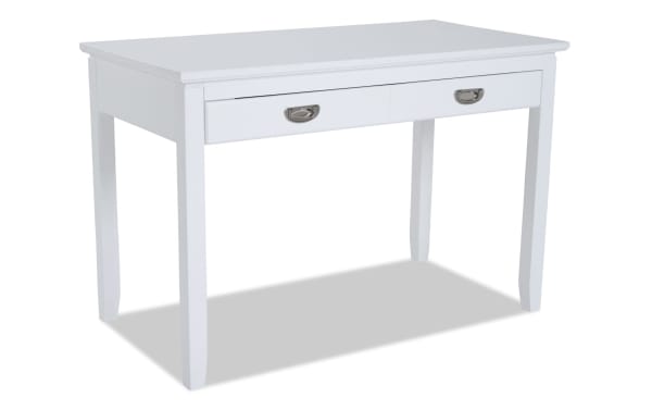 Chadwick White Desk with Drawer