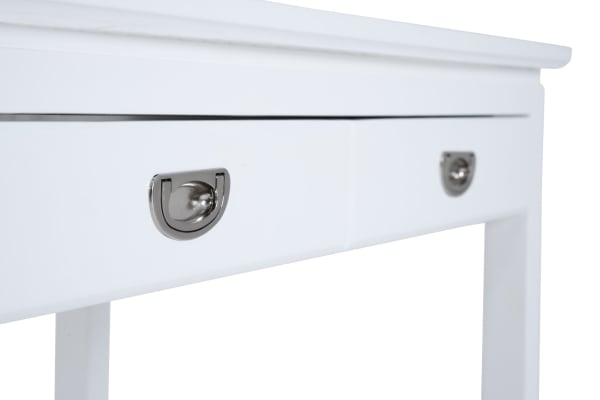 Chadwick White Desk with Drawer
