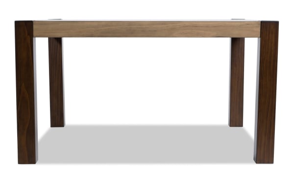 Canyon Brown Square Dining Table from Canyon Dining collection, rustic MDF wood with multi-tone brown finish, fits small dining spaces.