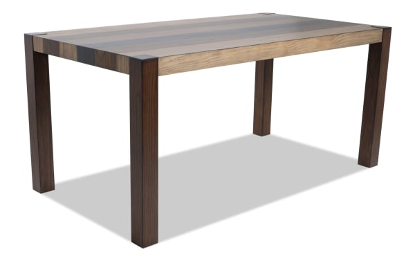 Canyon Brown Counter Height Dining Table from Canyon Dining collection, rustic MDF wood with multi-tone brown finish and sturdy square legs.