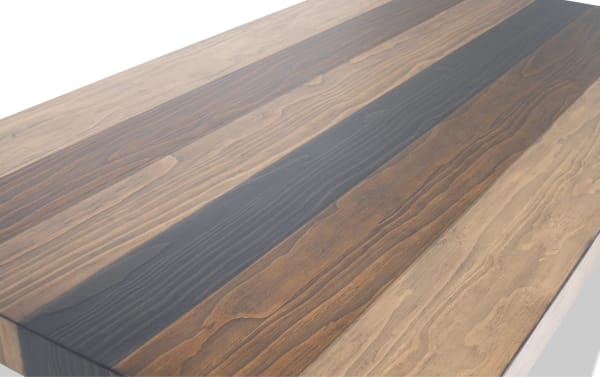 Canyon Brown Counter Height Dining Table from Canyon Dining collection, rustic MDF wood with multi-tone brown finish and natural grain texture.