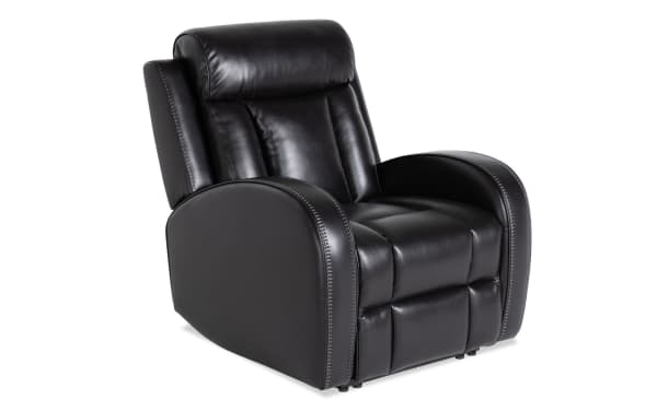 Tuxedo Black Power Recliner with Power Headrest