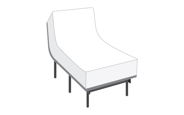 Power Bob Essential Base with Signature Hybrid 13.5'' Twin XL Firm Mattress featuring adjustable metal frame and white hybrid memory foam mattress for customizable comfort.