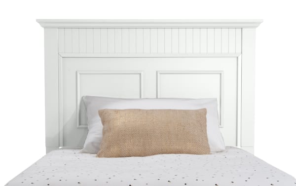 Spencer 4 Piece Twin White Panel Bedroom Set (Headboard Only)