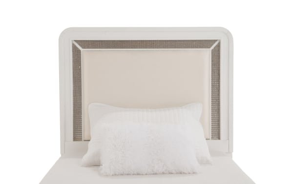 Glitz Twin White Bed