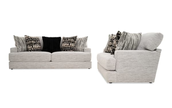 Glacier White 93'' Sofa & 70'' Loveseat