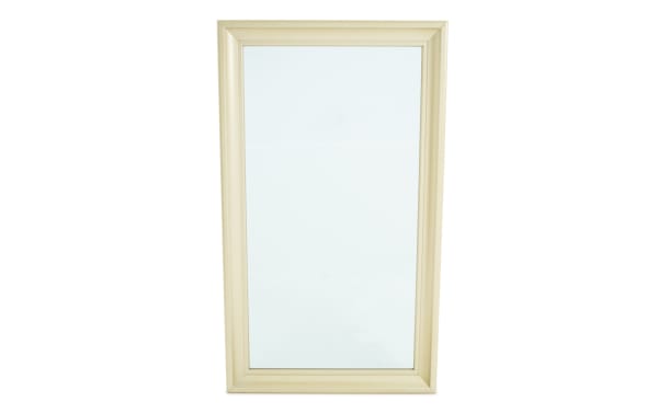 Isabella Gold Floor Mirror with poplar solid frame in contemporary style, featuring a full-length reflective surface and elegant gold finish.