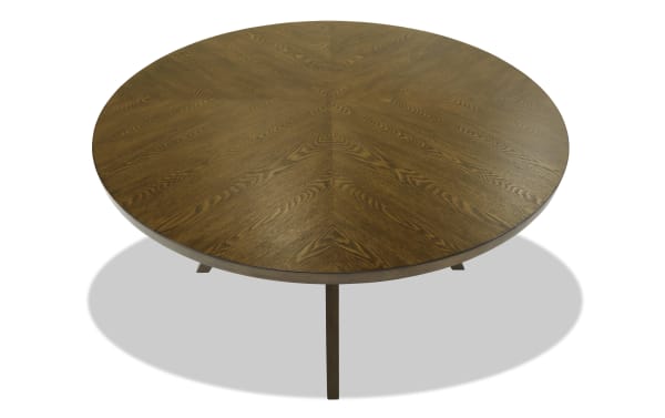 Aria Brown Round Dining Table