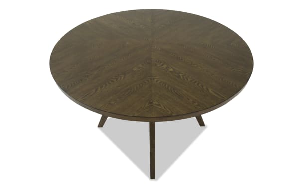 Aria Brown Counter Height Round Dining Table