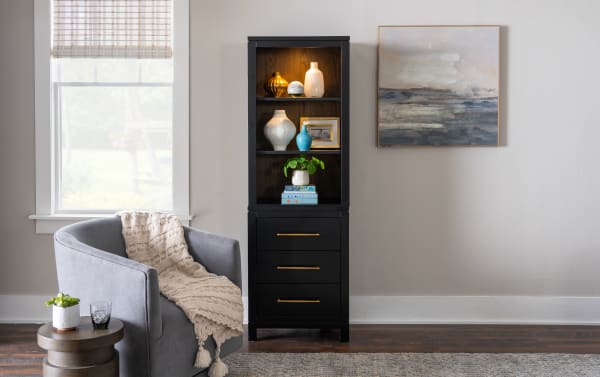 Build-A-Bob™ 2 Piece 3 Drawer 3 Shelf Bookcase