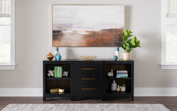 Build-A-Bob™ 3 Piece 3 Drawer Fully Assembled Modular TV Stand