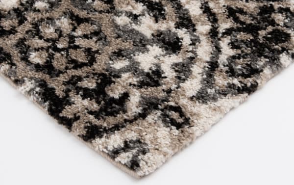 Wel 5' x 7' Brown Damask Rug