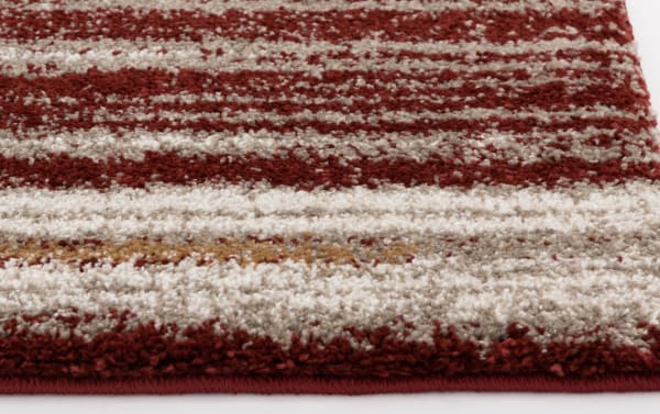 Bay 5' x 7' Red Abstract Rug
