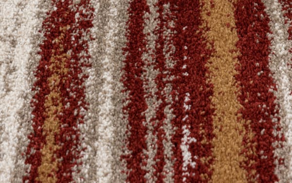 Bay 5' x 7' Red Abstract Rug