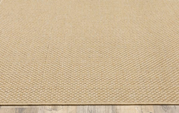 Saba 5' x 8' Buckwheat Solid Indoor/Outdoor Rug