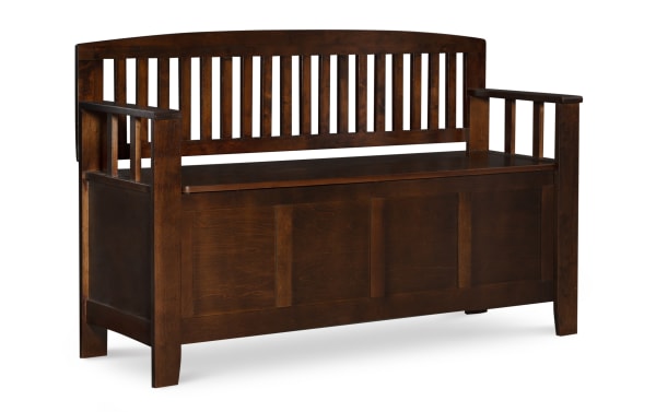 Sentney Walnut Storage Bench