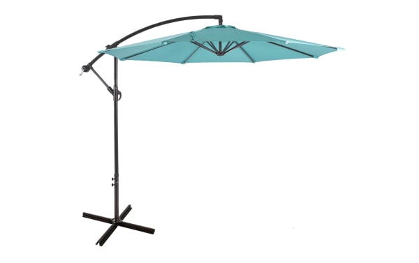 Astin 10' Turquoise Outdoor Cantilever Umbrella