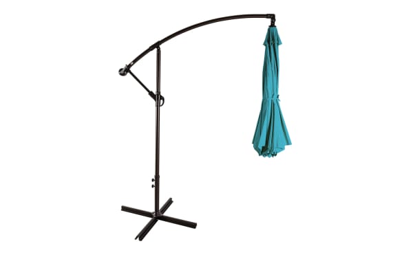 Astin 10' Turquoise Outdoor Cantilever Umbrella
