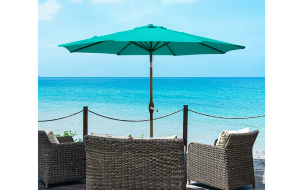 Kiley Turquoise 9' Outdoor Umbrella