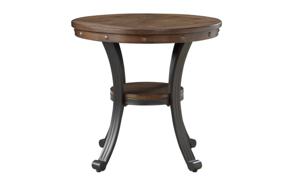 Judy Brown Round End Table