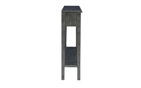 Donna 60'' Gray Storage Console Table