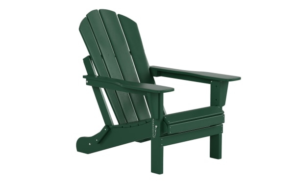 Clovie Green Folding Outdoor Adirondack Chair