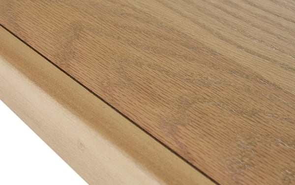 Marcie Natural Solid Wood Coffee Table with mid-century modern style, solid wood frame, and light brown wood grain finish top.