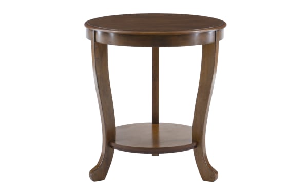 Madison 22'' Brown Round Side Table
