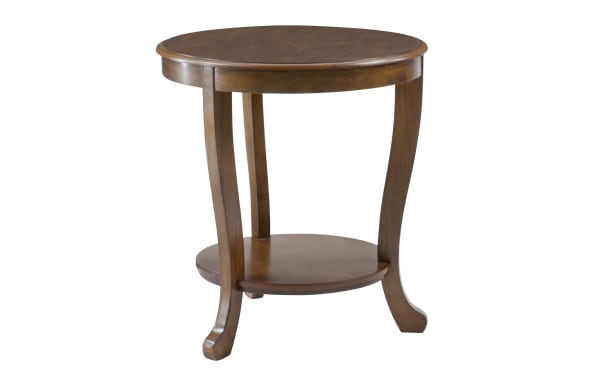 Madison 22'' Brown Round Side Table