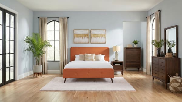 Bettie 5 Piece Upholstered Platform Bedroom Set