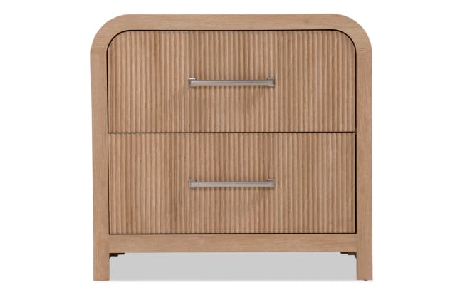 Cascade Brown 2 Drawer Nightstand