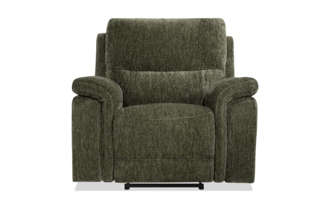 Renegade Green Power Recliner with USB Port