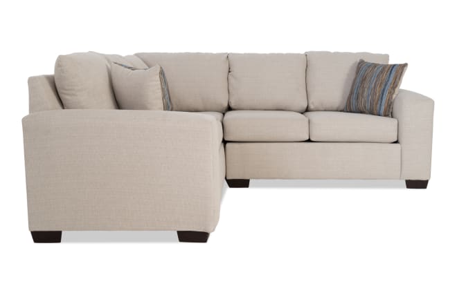 Haley Beige 91'' 2 Piece Sectional