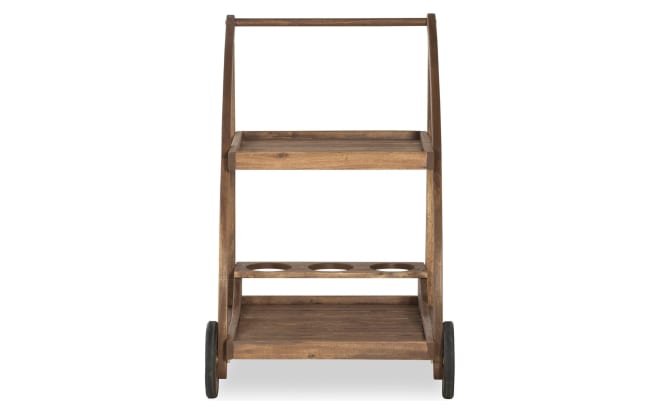 Walton Brown Outdoor Bar Cart