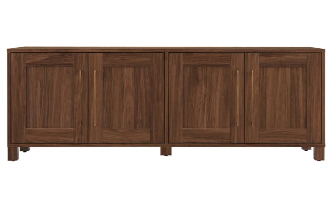 Zion 68'' Walnut Storage TV Stand