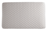 White queen side & back sleeper cooling gel memory foam pillow