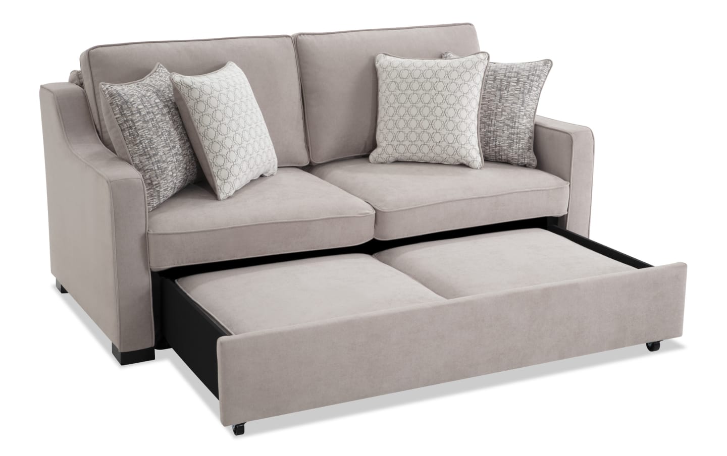 Bob O Pedic Taupe 73 Pop Up Sleeper Sofa