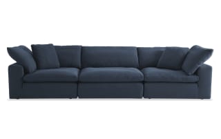 Dream Navy 131 3 Piece Modular Sofa