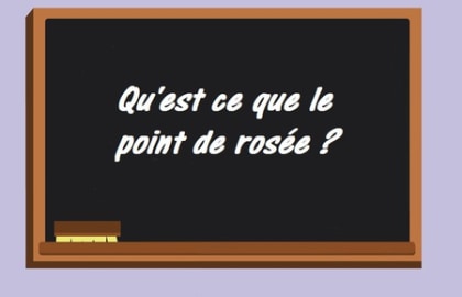 Définition point de rosée