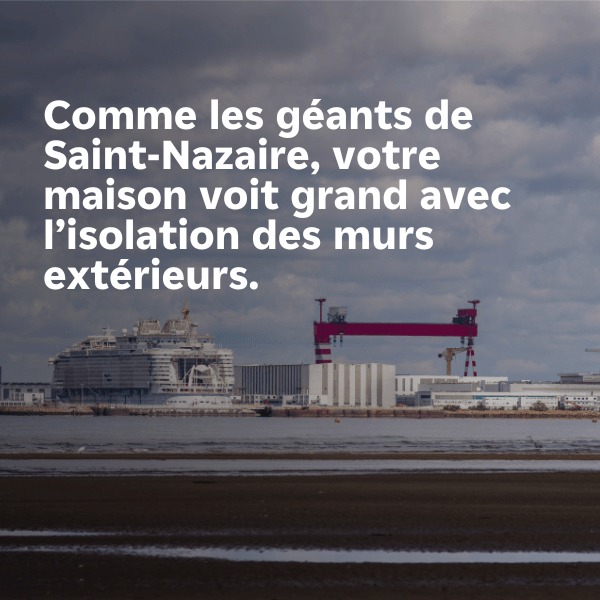 Un projet d’ITE à Saint-Nazaire ? Faites confiance à IZI by EDF !