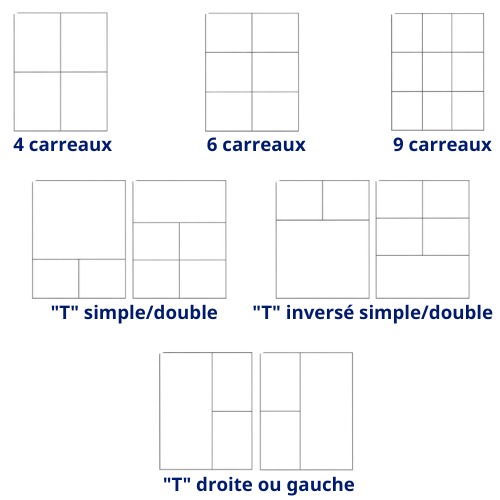 Petits bois pour fenêtre