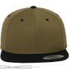 Classic Snapback 2-Tone Olive/Black vorne