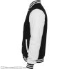 Oldschool College Jacket Black/White linker Ärmel