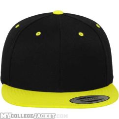 Classic Snapback 2-Tone Black/Neonyellow vorne